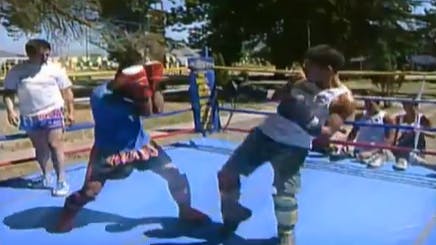 Entrenamiento: ¡muay thai! 