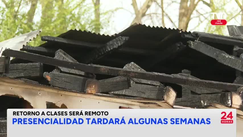 Estudiantes de liceo de Yerbas Buenas deberán volver a clases remotas