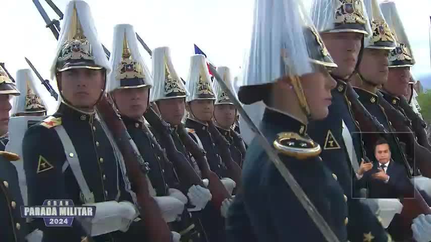 Así comenzó la gran Parada Militar 2024