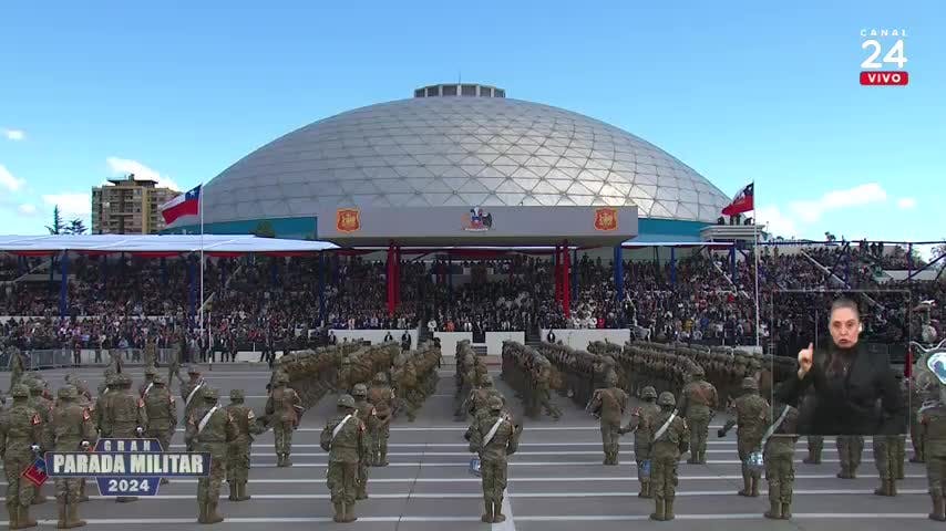 Destacamento de Montaña del Ejército participó en la Parada Militar 2024