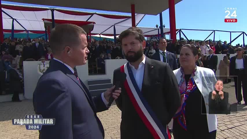 Presidente Boric por apoyo de FF.AA: yo jamás descarto el uso de mis atribuciones constitucionales