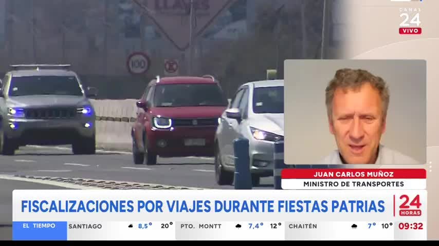 Muñoz advierte que retorno en Fiestas Patrias estará concentrado el día 22