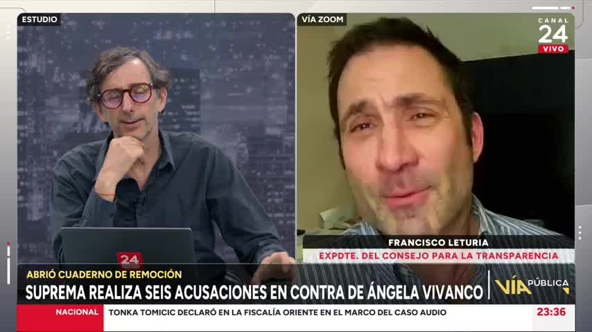 Francisco Leturia expresidente del Consejo de Transparencia se refiere a caso Vivanco