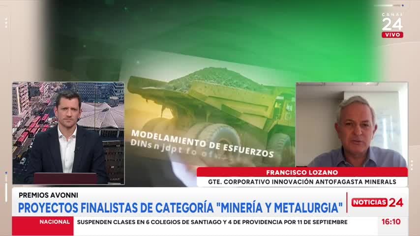 Premios Avonni: proyectos finalistas en categoría “minería y metalurgia”