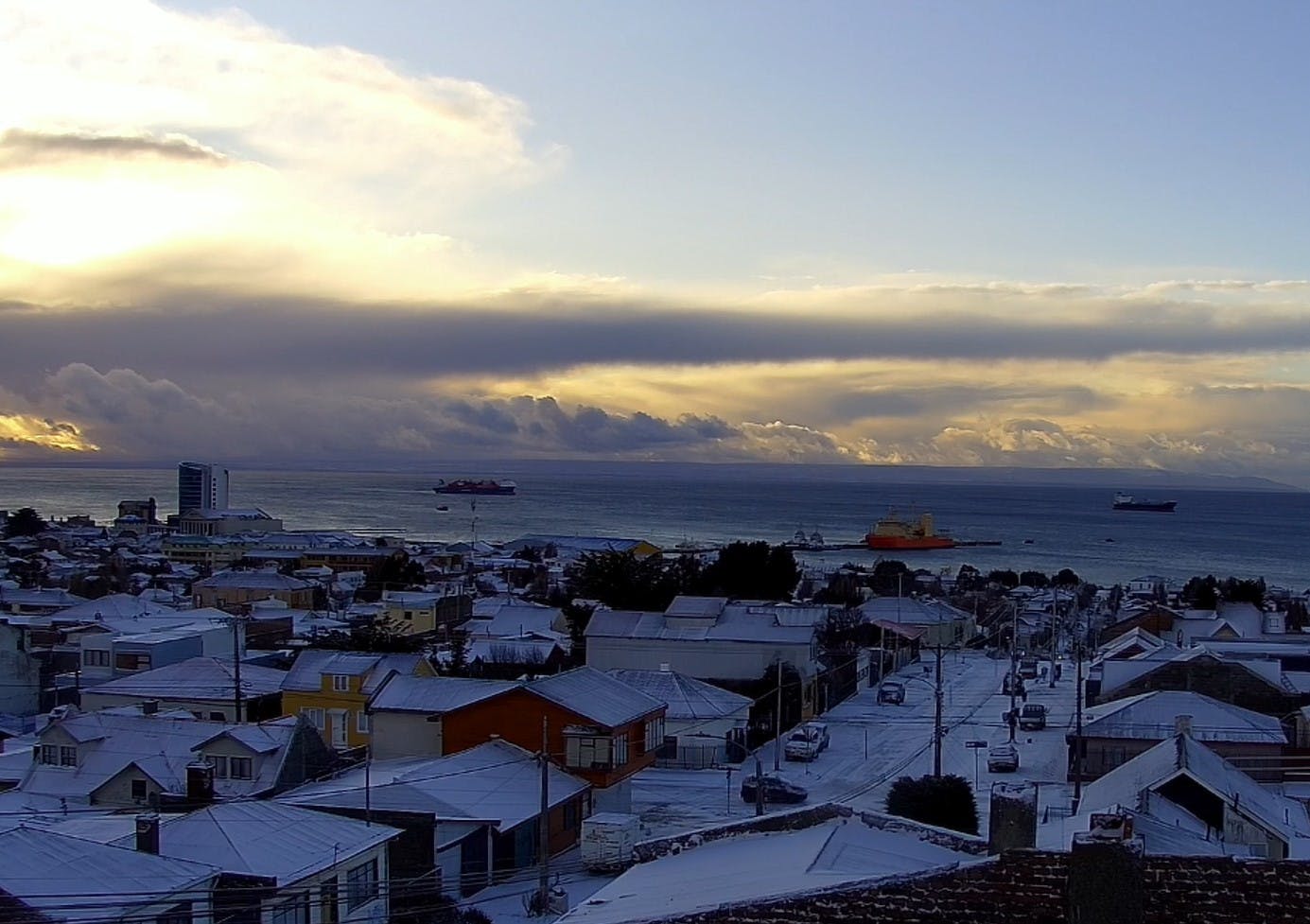 "Nos pilló de sorpresa": Así amanece Punta Arenas con intensa nevazón