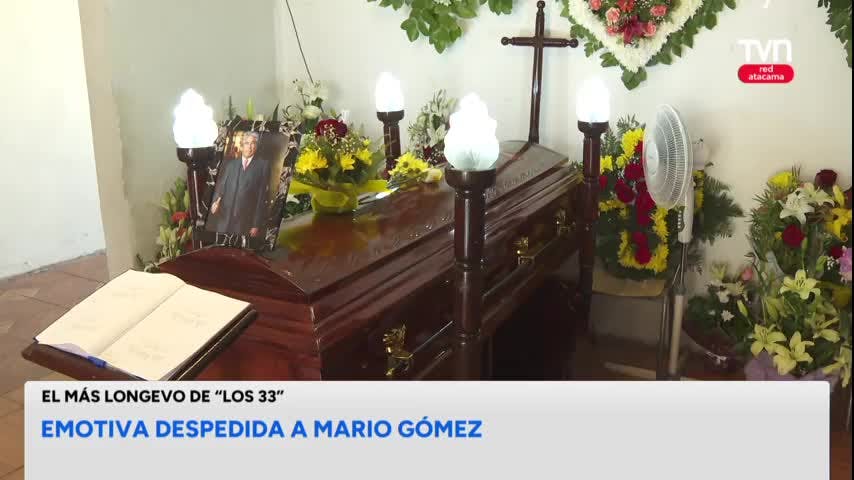 Emotiva despedida al más longevo de los “33”