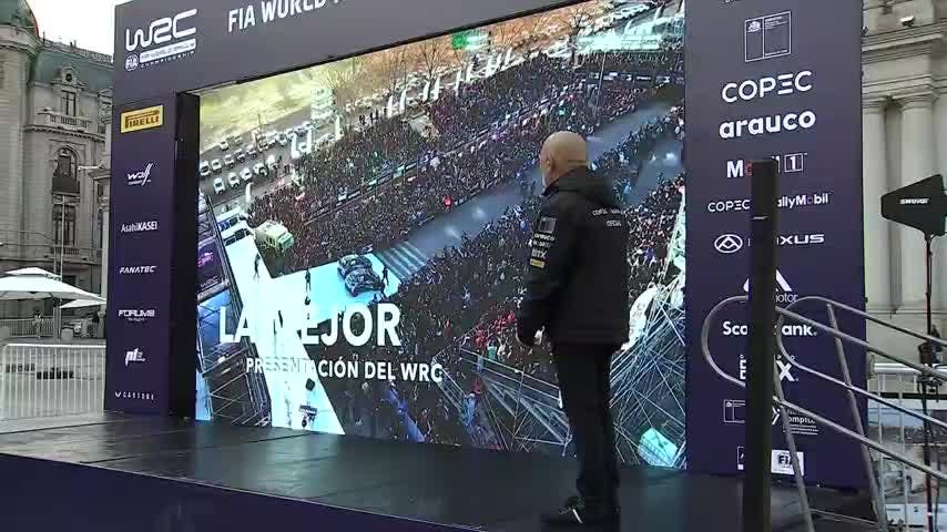 El WRC Rally llegó hasta La Moneda