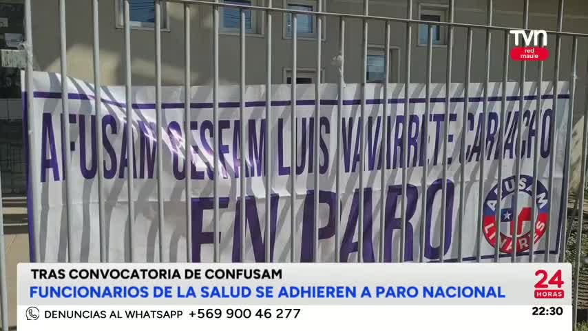 Funcionarios de la salud primaria se adhieren a paro nacional