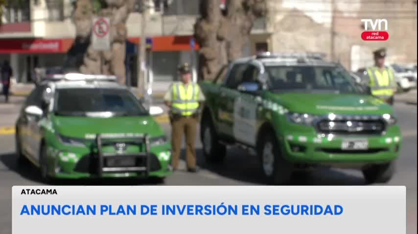 Anuncian plan de  inversión en seguridad