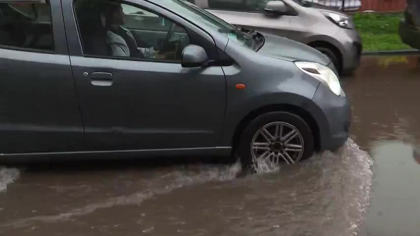 Sistema frontal deja anegamientos focalizados y accidentes de tránsito