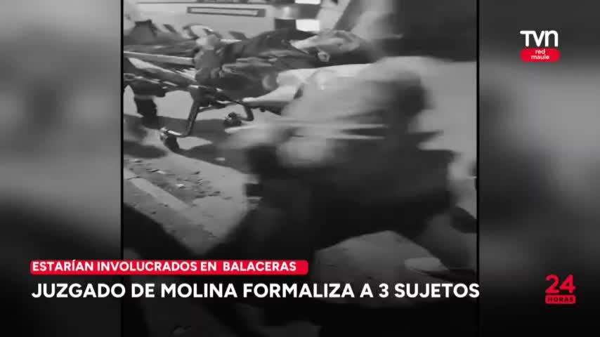 Juzgado de Molina formaliza a 3 sujetos