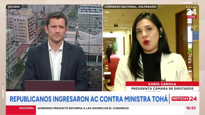 Diputada Cariola y fallido libelo de RN: “Una acusación constitucional contra el Presidente de la República no es un juego”