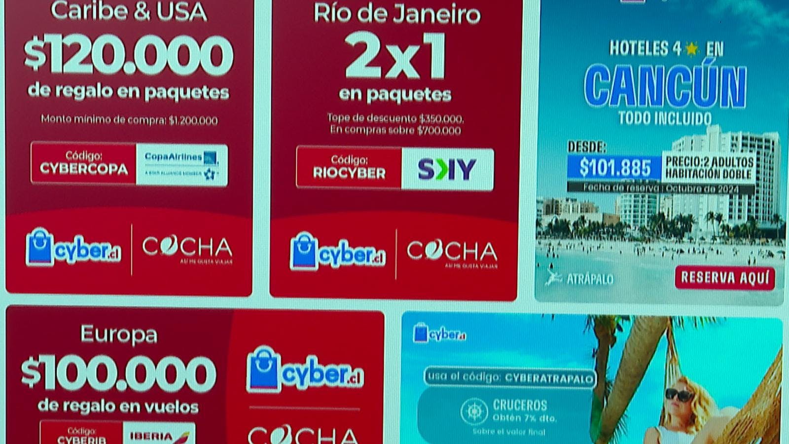 Viajes y turismo aumentan demanda en comparación a 2023 en este cybermonday