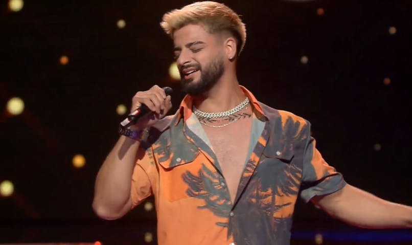 Con su mejor camisa: Pablo regresa como Maluma 