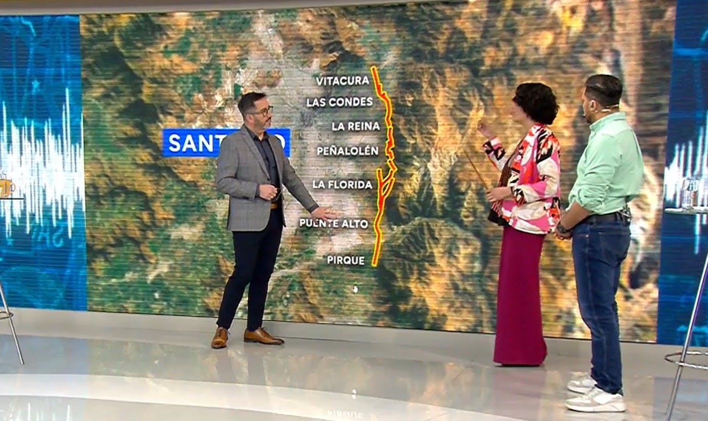 Geocientífica explica la máxima magnitud que podría tener un terremoto en la falla de San Ramón 