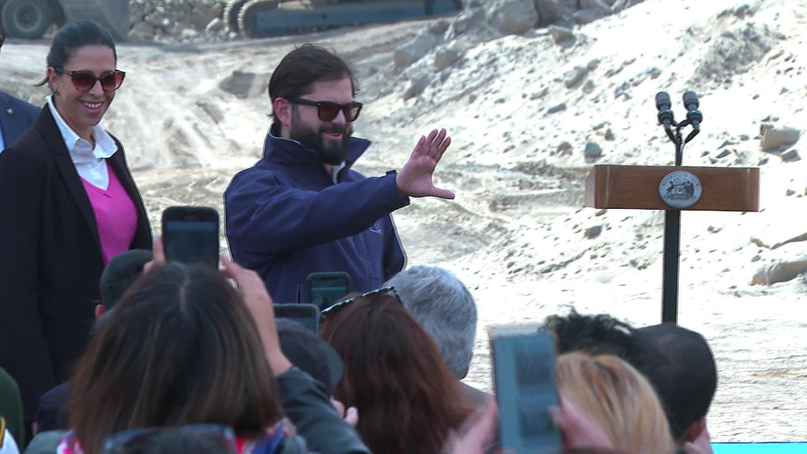 El Presidente de la República Gabriel Boric inicia visita a la región de Antofagasta