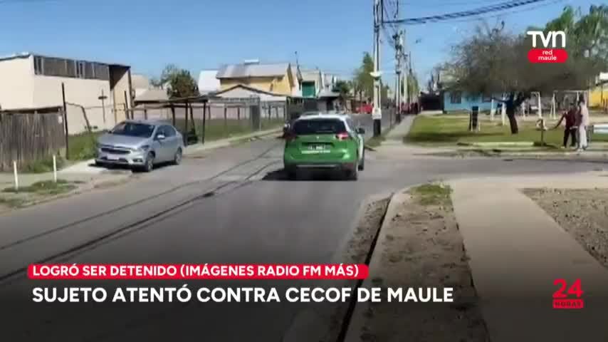 Sujeto atentó contra Cecof de Maule