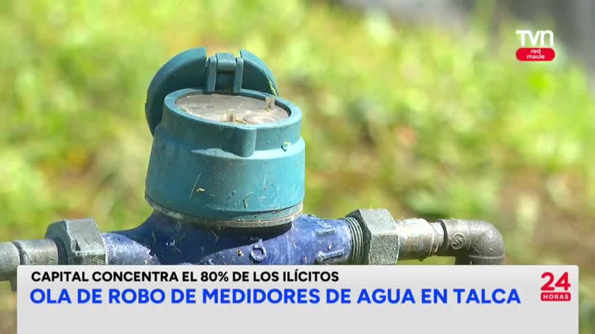 Ola de robos de medidores de agua en Talca