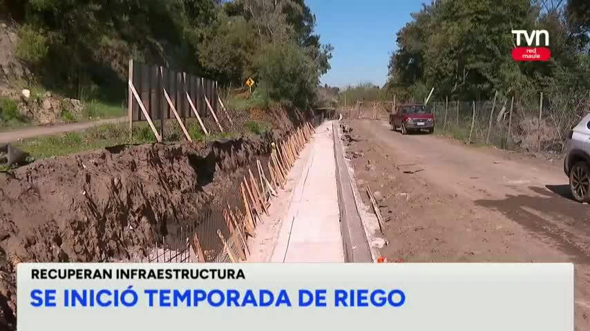 Comenzó temporada de riego agrícola