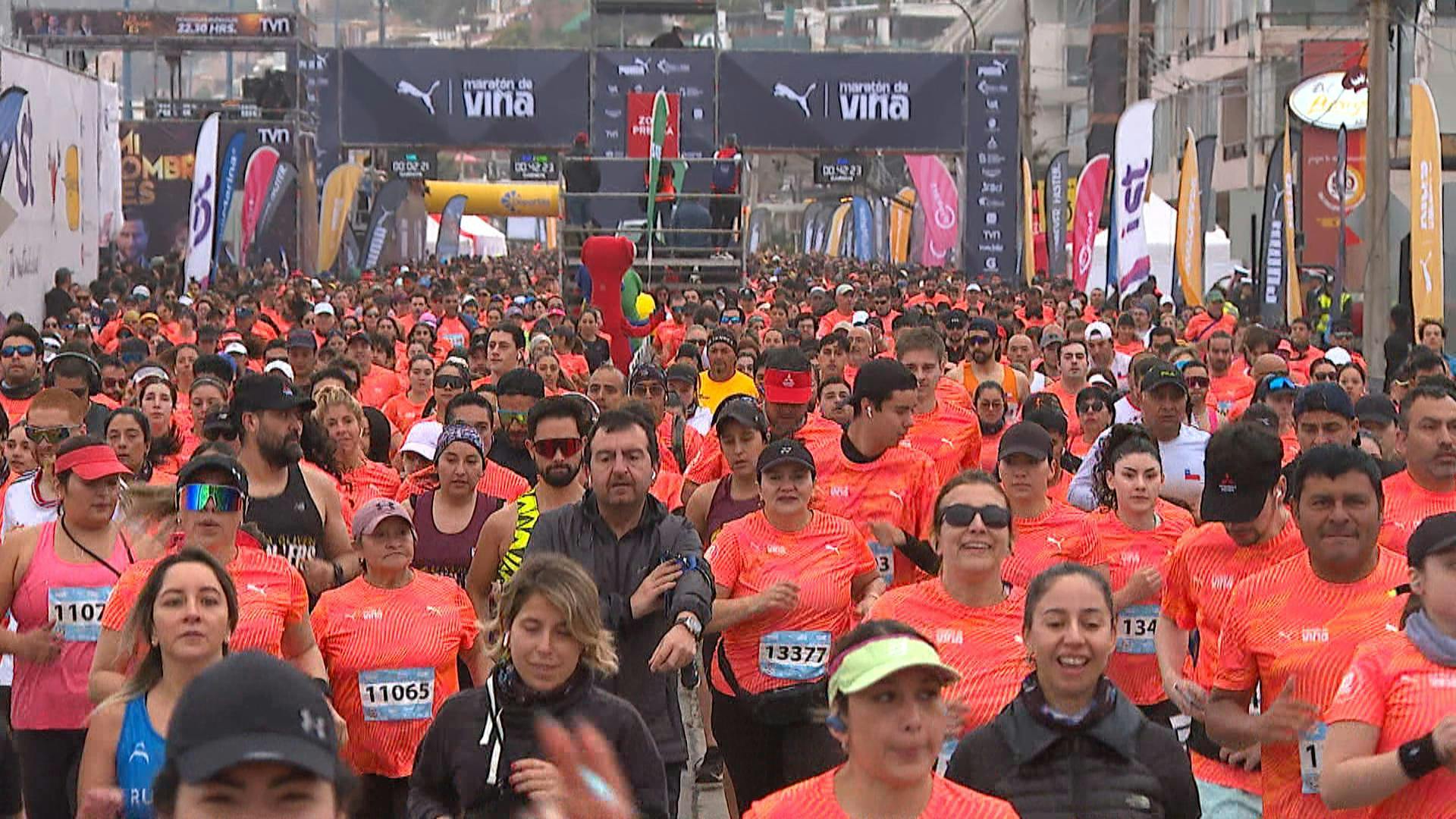 Más de 14 mil corredores se dieron cita este fin de semana en la Maratón de Viña del Mar