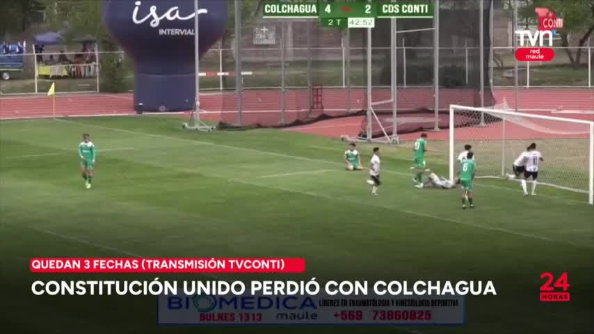 Constitución Unido perdió con Colchagua