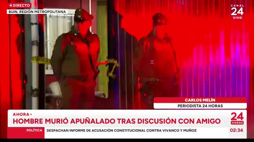Hombre fue asesinado en su pieza tras discusión en Buin