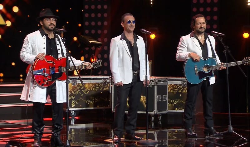 Un trío con mucha historia: así fue la presentación de Bee Gees