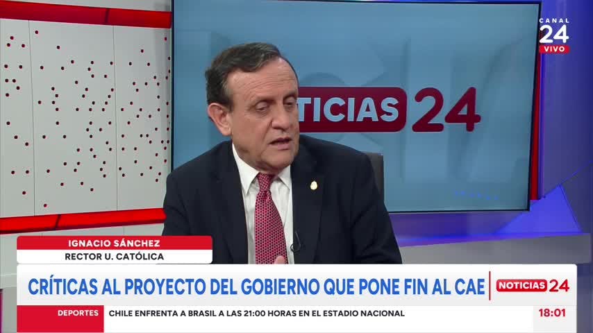 Ignacio Sánchez y proyecto que pone fin al CAE: “La PUC duplicaría el déficit que tiene hoy por gratuidad”