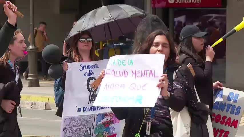 Continúa el paro de trabajadores de la salud mental del Gran Concepción