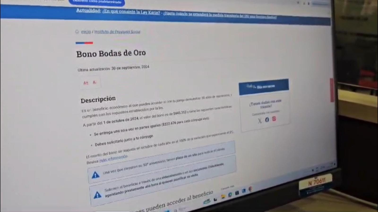 Aumenta el bono bodas de oro