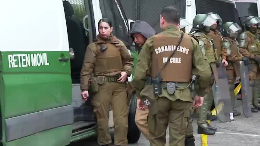 6 detenidos en desalojo de casa ocupa