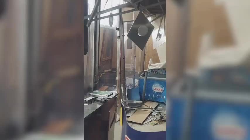 Delincuentes hicieron explotar cajero automático