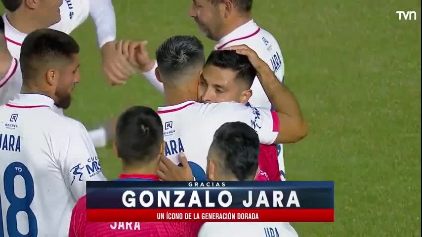 Gonzalo Jara selló el empate definitivo en su partido de despedida