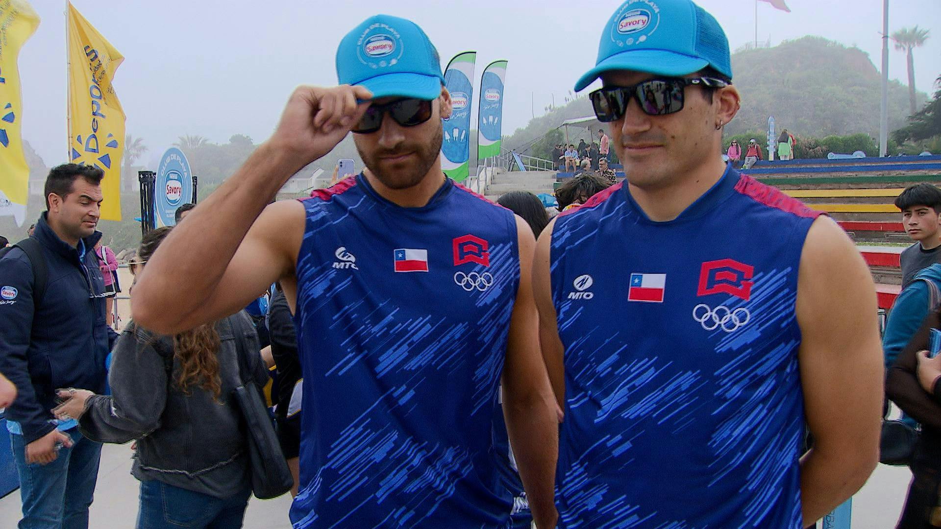Primos Grimalt llegaron a Viña del Mar para impartir clínica deportiva