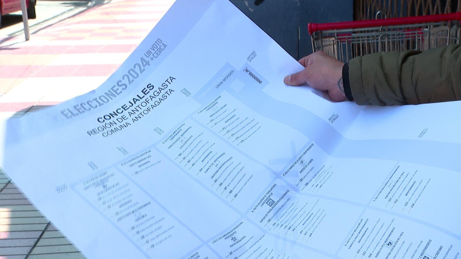 65 centímetros miden los votos para concejales y consejeros de Antofagasta 