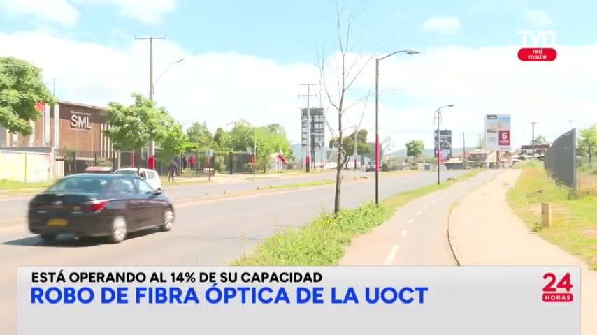 Robo de fibra óptica provoca problemas en el tránsito	