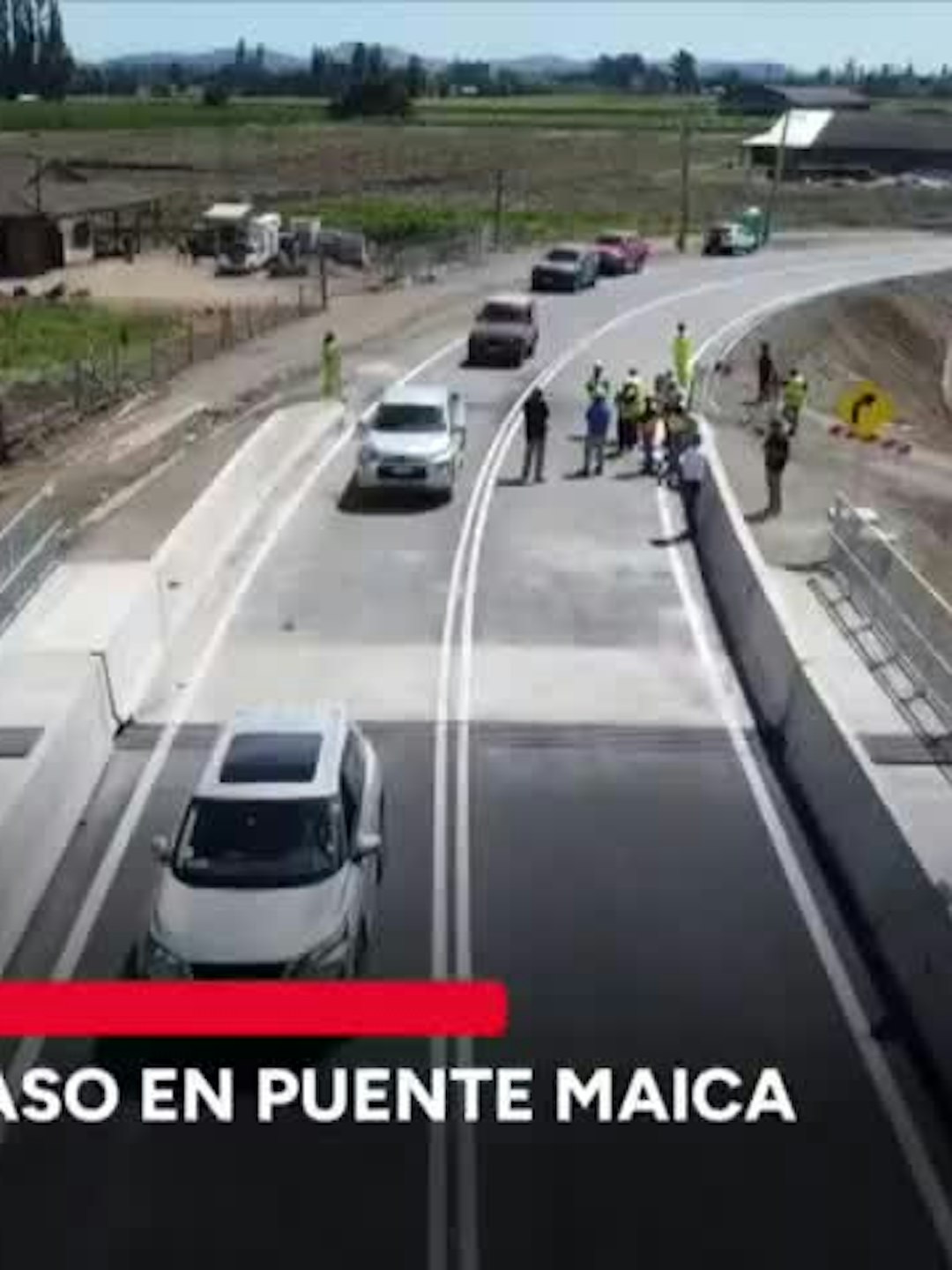 Se habilitó paso en puente Maica