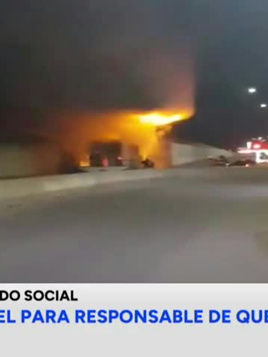 Ordenan cárcel para responsable de quemar peaje