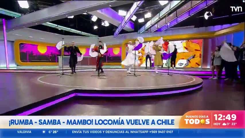 ¡Rumba, samba, mambo!: Locomía visitó el Buenos Días a Todos