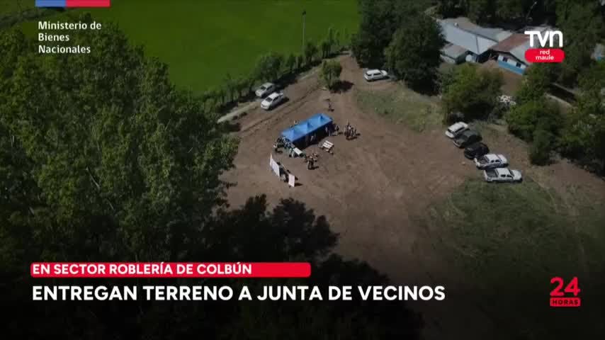 Entregan terreno a junta de vecinos de Colbún