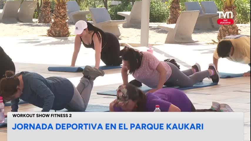 Jornada deportiva en el parque Kaukari