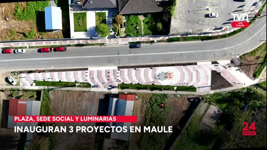 Inauguran 3 proyectos en Maule
