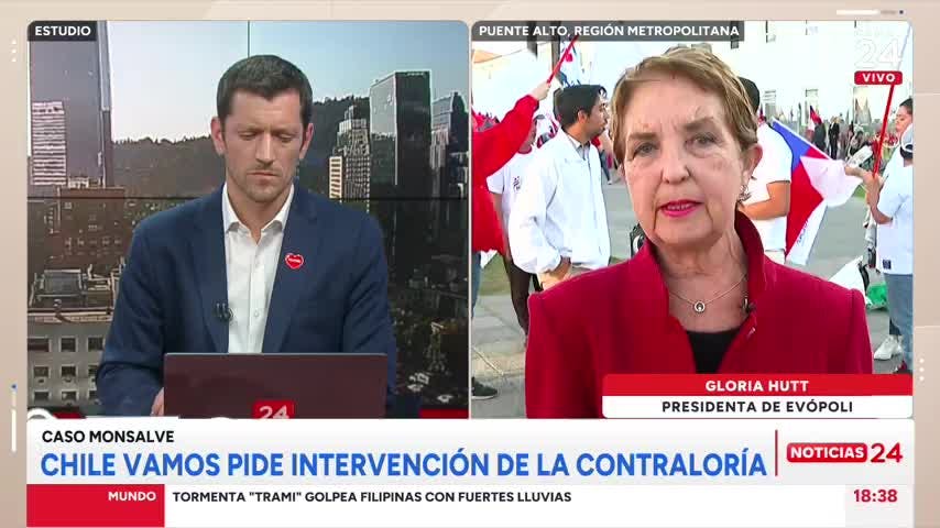 Gloria Hutt: “El Gobierno debió remover de inmediato a Manuel Monsalve”