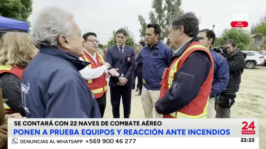 Ponen a prueba equipos y reacción ante incendios