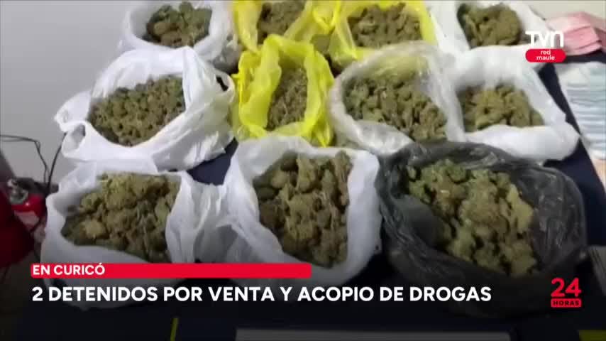 2 detenidos por venta y acopio de drogas