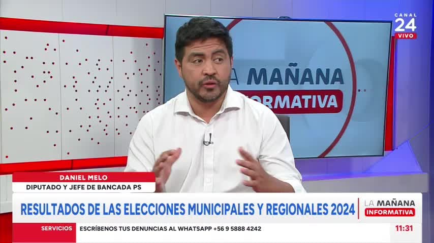Diputado Melo (PS) y crecimiento de la derecha en elecciones: ¿Es una señal de alerta? Lo es