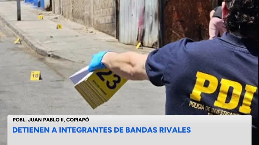 Detienen a integrantes de bandas rivales