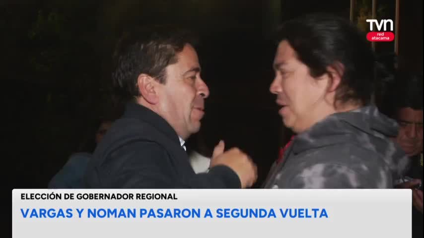 Vargas y Noman pasan a segunda vuelta