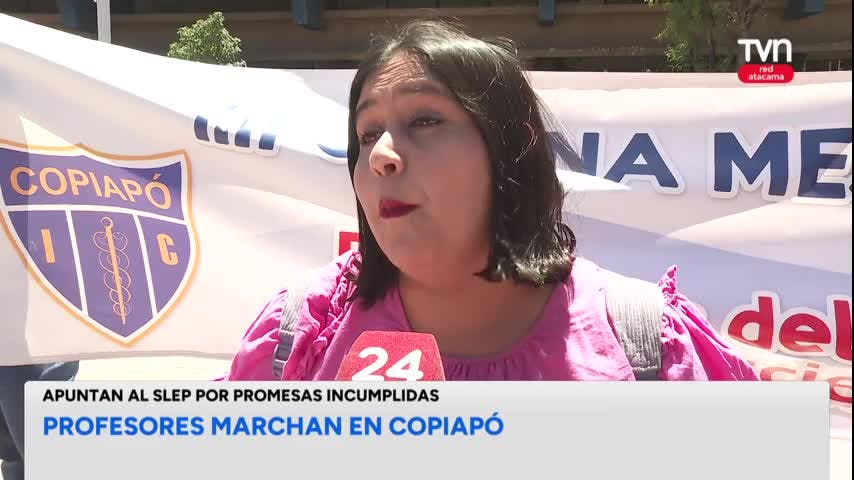 Profesores realizan paro de advertencia