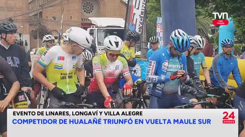 Competidor de Hualañé triunfó en Vuelta Ciclista Maule Sur
